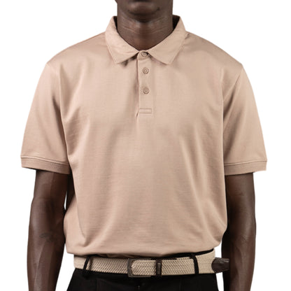 100% Cotton Polo - Beige