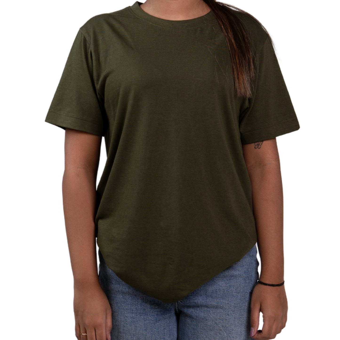 Bamboo Crew For Her - Olive Green