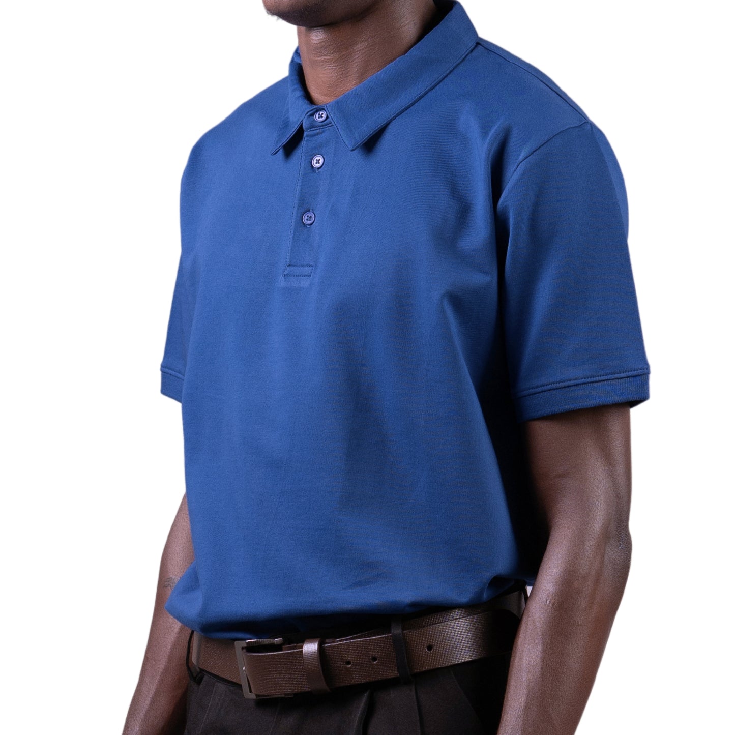 100% Cotton Polo - Navy Blue