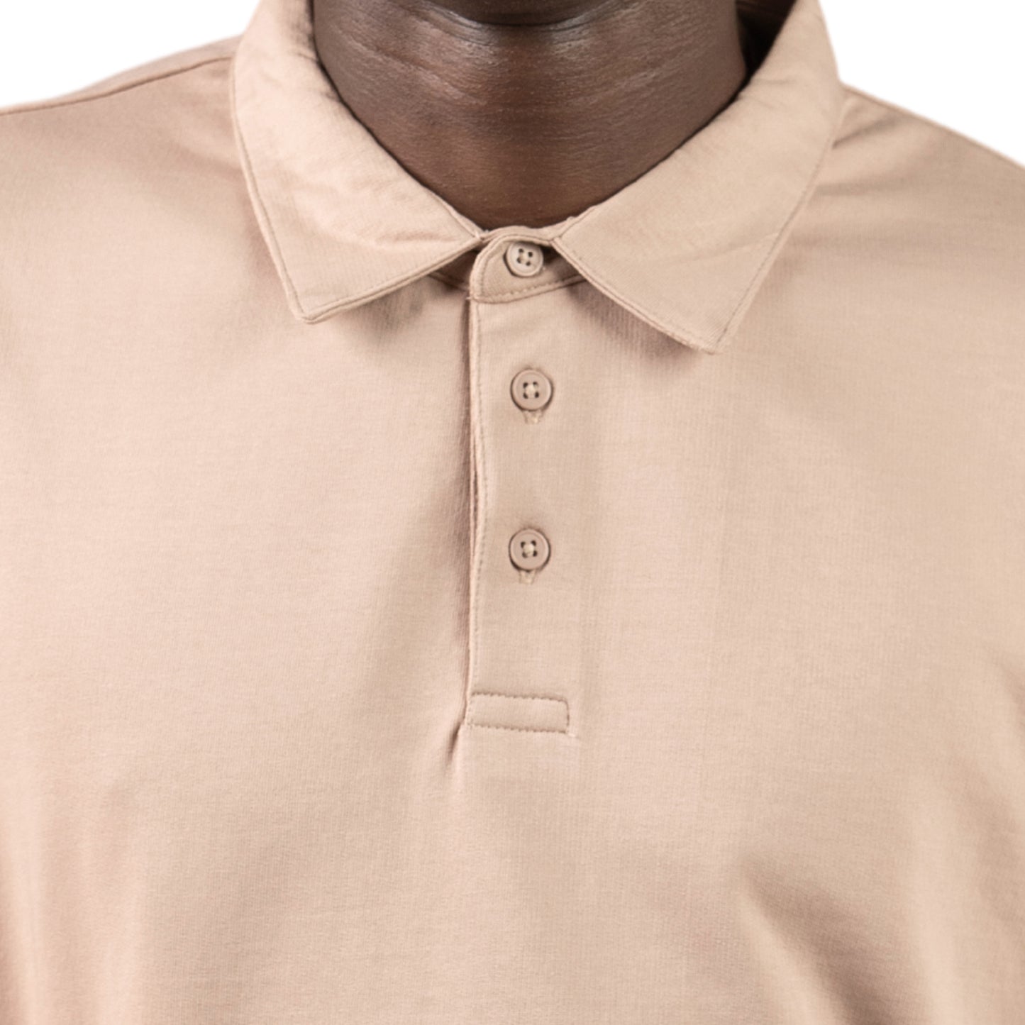 100% Cotton Polo - Beige