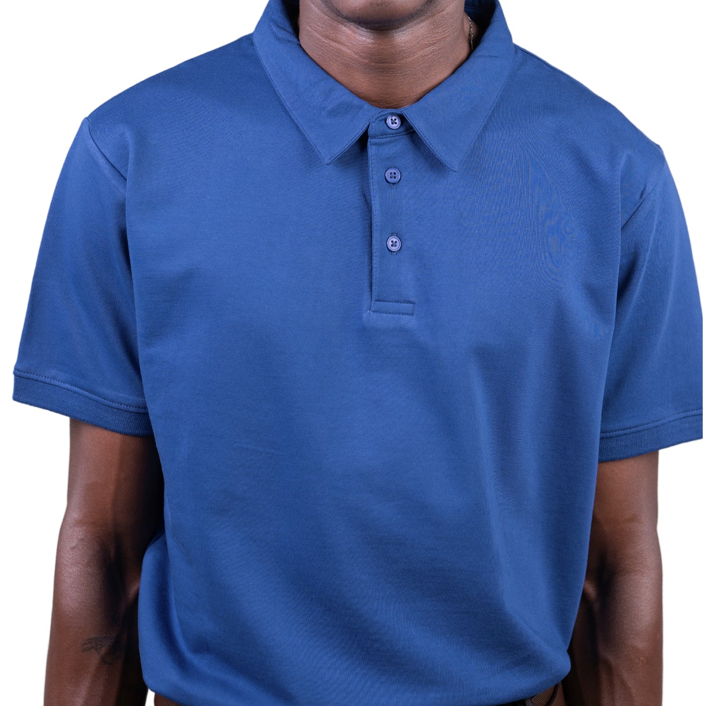 100% Cotton Polo - Navy Blue