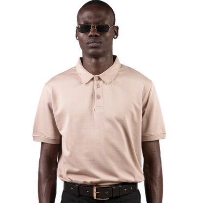 100% Cotton Polo - Beige