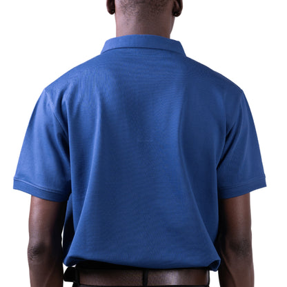 100% Cotton Polo - Navy Blue